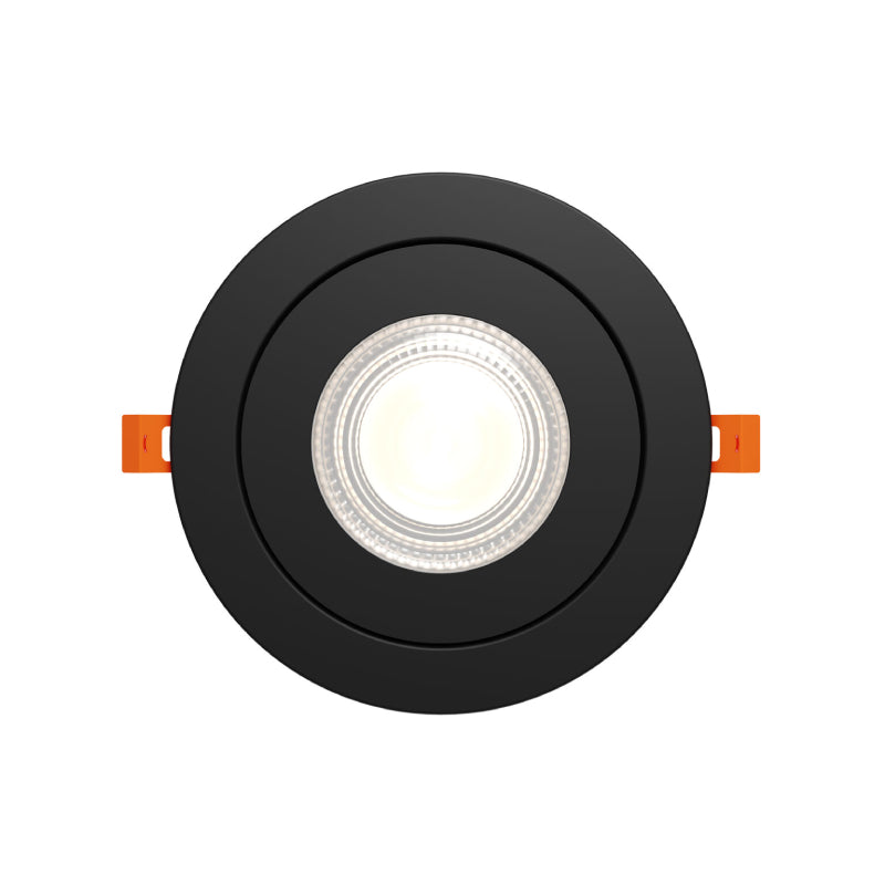 Dals FGM6-CDW Pivot 6" Flat Round Gimbal Recessed, 5CCT+Dim-to-Warm