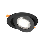 Dals FGM6-CDW Pivot 6" Flat Round Gimbal Recessed, 5CCT+Dim-to-Warm