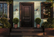 Dals DSWC05-CC Shield 5" Outdoor LED Wall Sconce, 5CCT Selectable