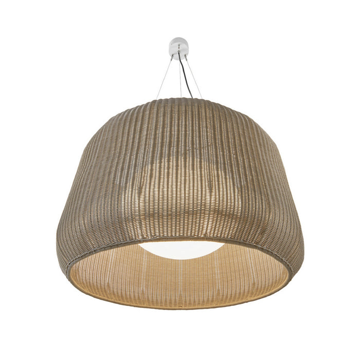 Bover Fora 90 1-lt 35" LED Outdoor Pendant, TRIAC-Natural White/Light Beige