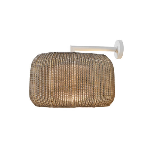 Bover Fora A 1-lt 20" LED Outdoor Wall Sconce, TRIAC Dimming-Natural White/Light Beige