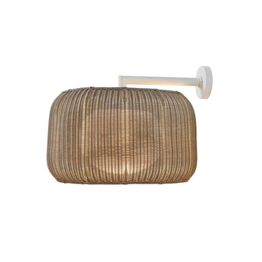 Bover Fora A 2-lt 20" LED Outdoor Wall Sconce-Natural White/Light Beige