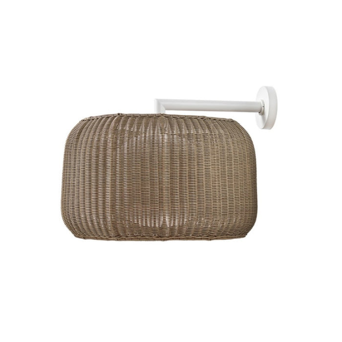 Bover Fora A 2-lt 20" LED Outdoor Wall Sconce-Natural White/Light Beige