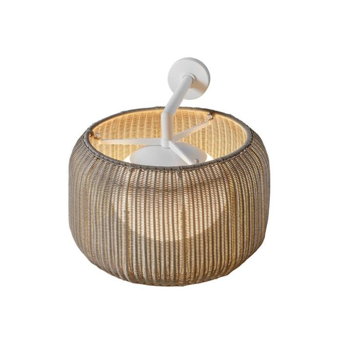 Bover Fora A 2-lt 20" LED Outdoor Wall Sconce-Natural White/Light Beige