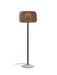 Bover Fora P 2-lt 65" Tall LED Outdoor Floor Lamp-Rattan Brown