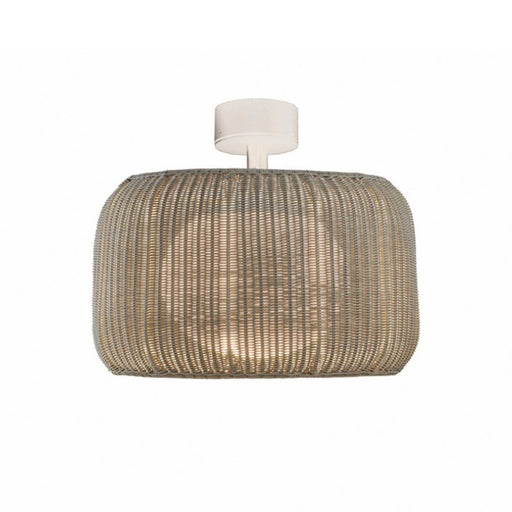 Bover Fora PF 2-lt 20" LED Outdoor Semi-Flushmount-Light Beige