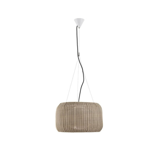Bover Fora S 2-lt 20" LED Outdoor Pendant-Natural White/Light Beige