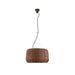 Bover Fora S 2-lt 20" LED Outdoor Pendant-Graphite Brown/Rattan Brown