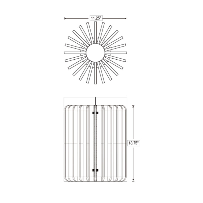 Elite FPR2-RHAPSODY-SOFT SoftSense LED Round Architectural Pendant