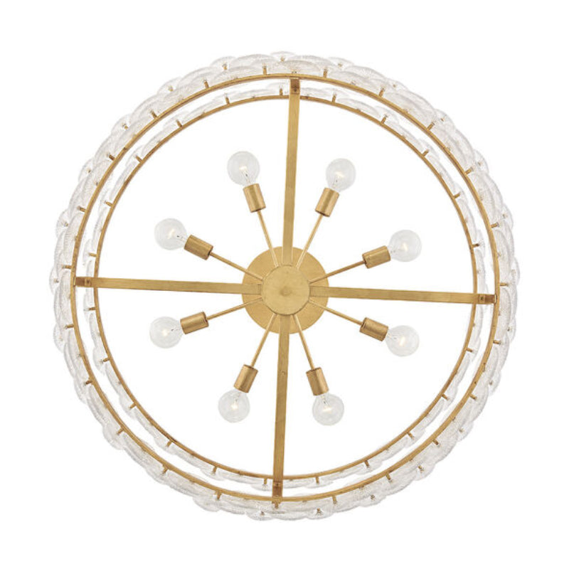 Fredrick Ramond FR30124 Rene 8-lt 45" LED Drum Chandelier