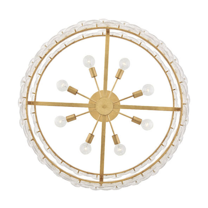 Fredrick Ramond FR30124 Rene 8-lt 45" LED Drum Chandelier