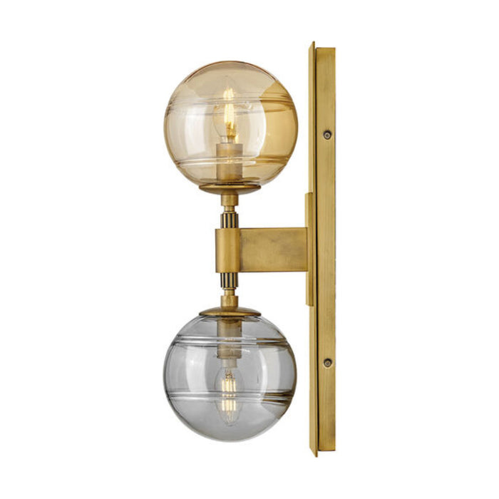 Fredrick Ramond FR30502 Oberon 2-lt 18" Tall LED Wall Sconce