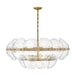 Fredrick Ramond FR30516 Lillia 9-lt 36" LED Chandelier