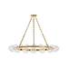 Fredrick Ramond FR30525 Coco 18-lt 44" LED Chandelier