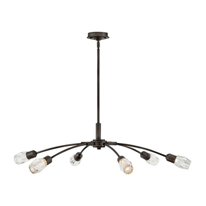 Fredrick Ramond FR33326 Atera 6-lt 45" LED Chandelier | FR33326BX ...