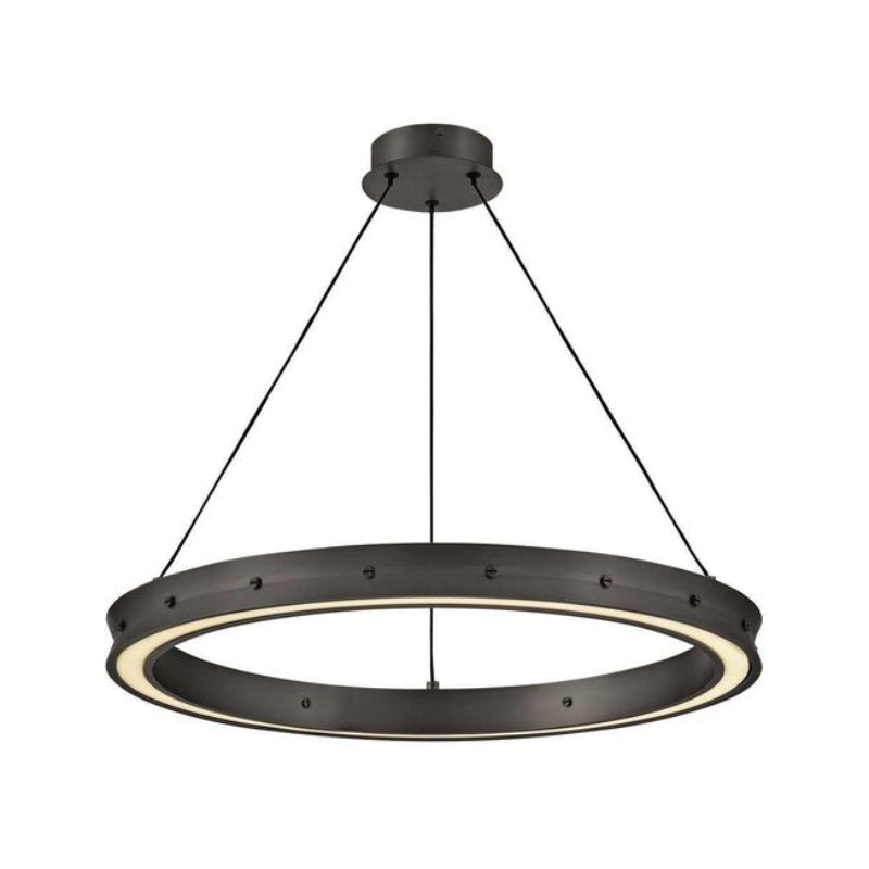 Fredrick Ramond FR41475 Althea 26" LED Chandelier-Satin Black