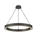 Fredrick Ramond FR41475 Althea 26" LED Chandelier-Satin Black