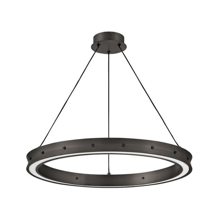 Fredrick Ramond FR41475 Althea 26" LED Chandelier-Satin Black