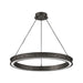 Fredrick Ramond FR41475 Althea 26" LED Chandelier-Satin Black