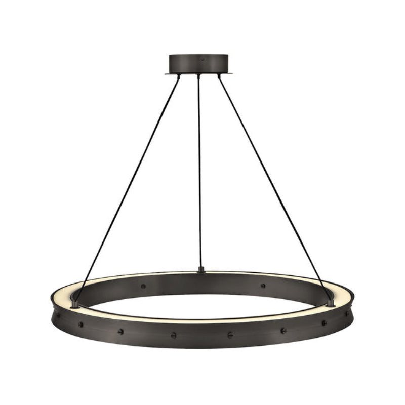 Fredrick Ramond FR41475 Althea 26" LED Chandelier-Satin Black