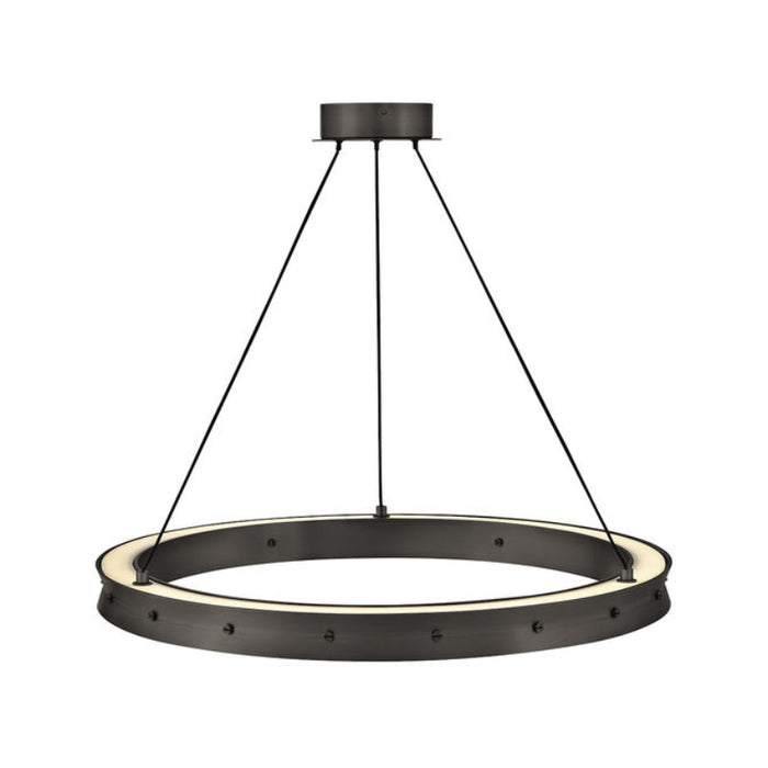 Fredrick Ramond FR41475 Althea 26" LED Chandelier-Satin Black