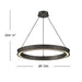 Fredrick Ramond FR41475 Althea 26" LED Chandelier