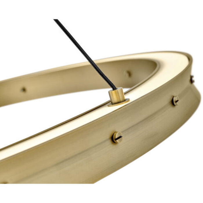 Fredrick Ramond FR41476 Althea 38" LED Chandelier - Lacquered Brass
