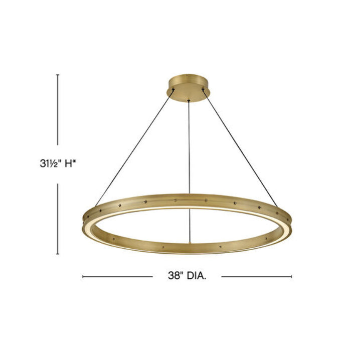 Fredrick Ramond FR41476 Althea 38" LED Chandelier