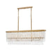 Fredrick Ramond FR41496 Rubina 6-lt 48" LED Linear Chandelier