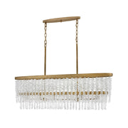 Fredrick Ramond FR41496 Rubina 6-lt 48" LED Linear Chandelier