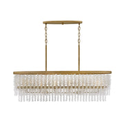 Fredrick Ramond FR41496 Rubina 6-lt 48" LED Linear Chandelier