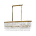 Fredrick Ramond FR41496 Rubina 6-lt 48" LED Linear Chandelier