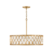 Fredrick Ramond FR41505 Estie 6-lt 28" LED Chandelier