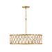 Fredrick Ramond FR41505 Estie 6-lt 28" LED Chandelier