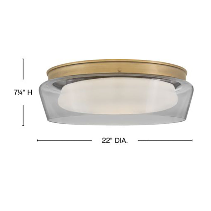 Fredrick Ramond FR41513 Demi 22" LED Flush Mount
