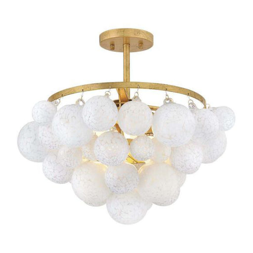 Fredrick Ramond FR41563 Marabel 4-lt 21" LED Semi-Flush Mount