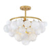 Fredrick Ramond FR41563 Marabel 4-lt 21" LED Semi-Flush Mount