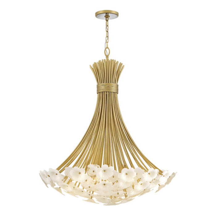 Fredrick Ramond FR41968 Marianne 8-lt 38" LED Chandelier