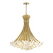Fredrick Ramond FR41968 Marianne 8-lt 38" LED Chandelier