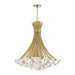 Fredrick Ramond FR41968 Marianne 8-lt 38" LED Chandelier