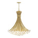 Fredrick Ramond FR41968 Marianne 8-lt 38" LED Chandelier