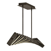 Fredrick Ramond FR42455 Stitch 42" LED Chandelier-Black Oxide