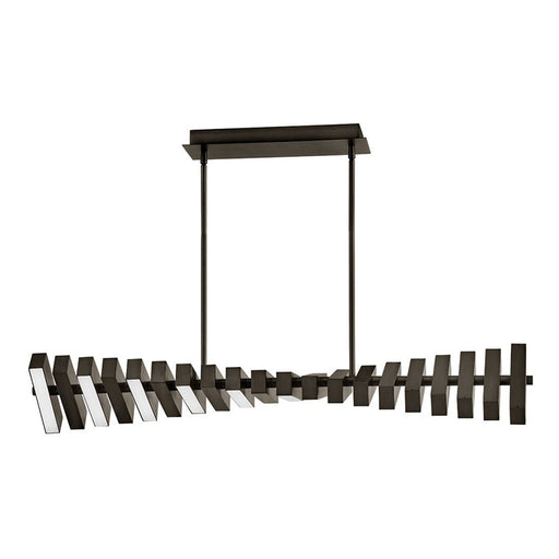 Fredrick Ramond FR42455 Stitch 42" LED Chandelier-Black Oxide
