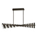 Fredrick Ramond FR42455 Stitch 42" LED Chandelier-Black Oxide