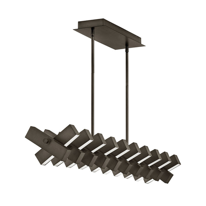 Fredrick Ramond FR42455 Stitch 42" LED Chandelier-Black Oxide