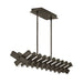 Fredrick Ramond FR42455 Stitch 42" LED Chandelier-Black Oxide