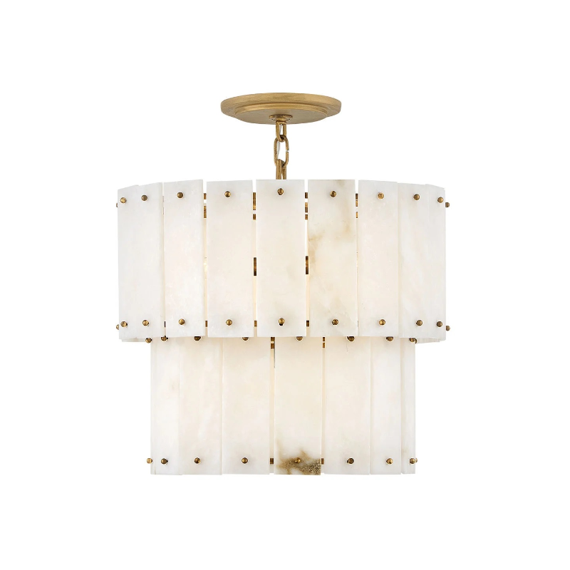 Fredrick Ramond FR47757 Simone 4-lt 18" LED Convertible Semi-Flush Mount