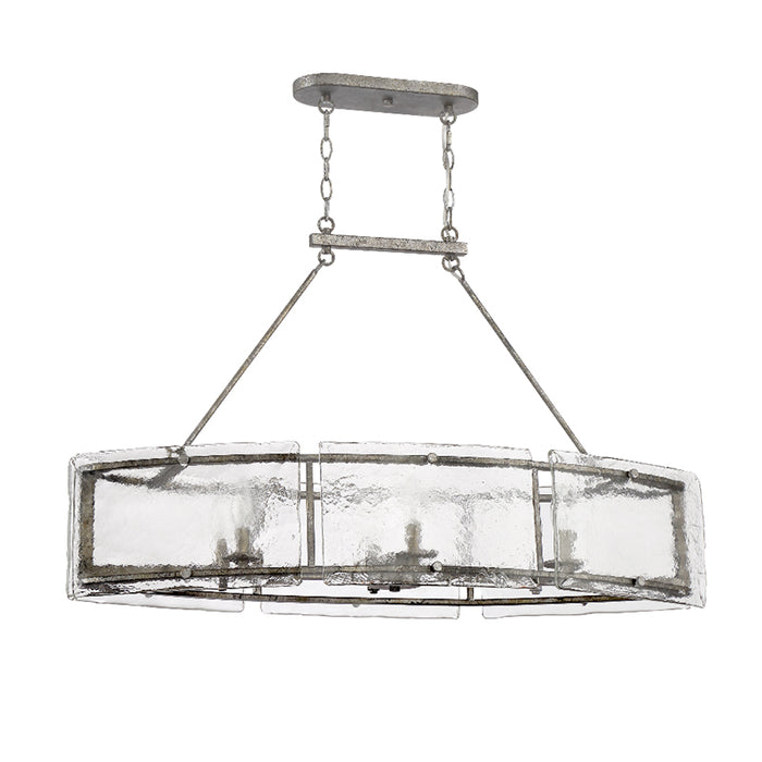 Quoizel FTS638 Fortress 6-lt 39" Island Chandelier