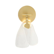 Arteriors GADWC Melt 1-lt 14" Tall LED Wall Sconce - Antique Brass