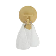 Arteriors GADWC Melt 1-lt 14" Tall LED Wall Sconce - Antique Brass